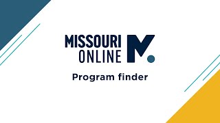 Missouri Online: Program Finder