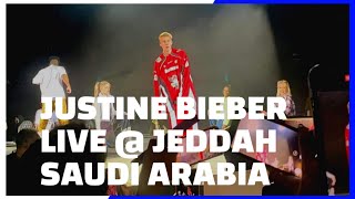 JUSTINE BIEBER LIVE CONCERT IN JEDDAH SAUDI ARABIA