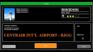 PC GAME PLAY ATC4 - CENTRAIR INT'L  AIRPORT - RJGG - EXTRA STAGE:2 (4K)