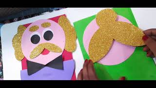 Grandparents day crafts,Making of greeting card for  grandparents.DIY / gift.