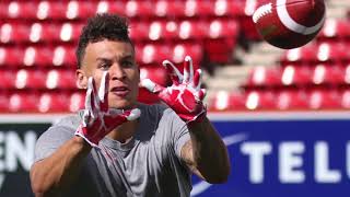 NFL Scouts test Dinos wide receiver