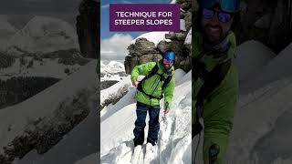 SKI STEEP SLOPES - A tip to help you