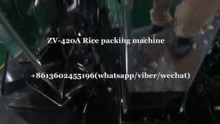 ZV-420A full automatic rice packing machine with auto weighter