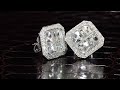 invisible set blaze® diamond earrings by bez ambar