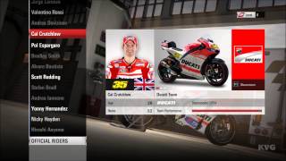 MotoGP 15 - All Riders \u0026 Bikes | List (HD) [1080p]