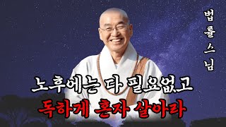 나이 들수록 혼자가 되어야 하는 이유ㅣ노후에는 혼자가 가장 행복하다ㅣ법륜스님 마음다스리는법ㅣ인생 후반전을 준비하는 법ㅣ평생친구는 없다ㅣ인간관계ㅣ즉문즉설ㅣ삶의 지혜ㅣ인생조언