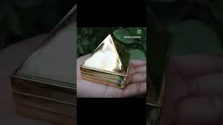 Hijet Brass Vastu Pyramid set -3 For Vastu Balancing,Peace, Vastu Remedies