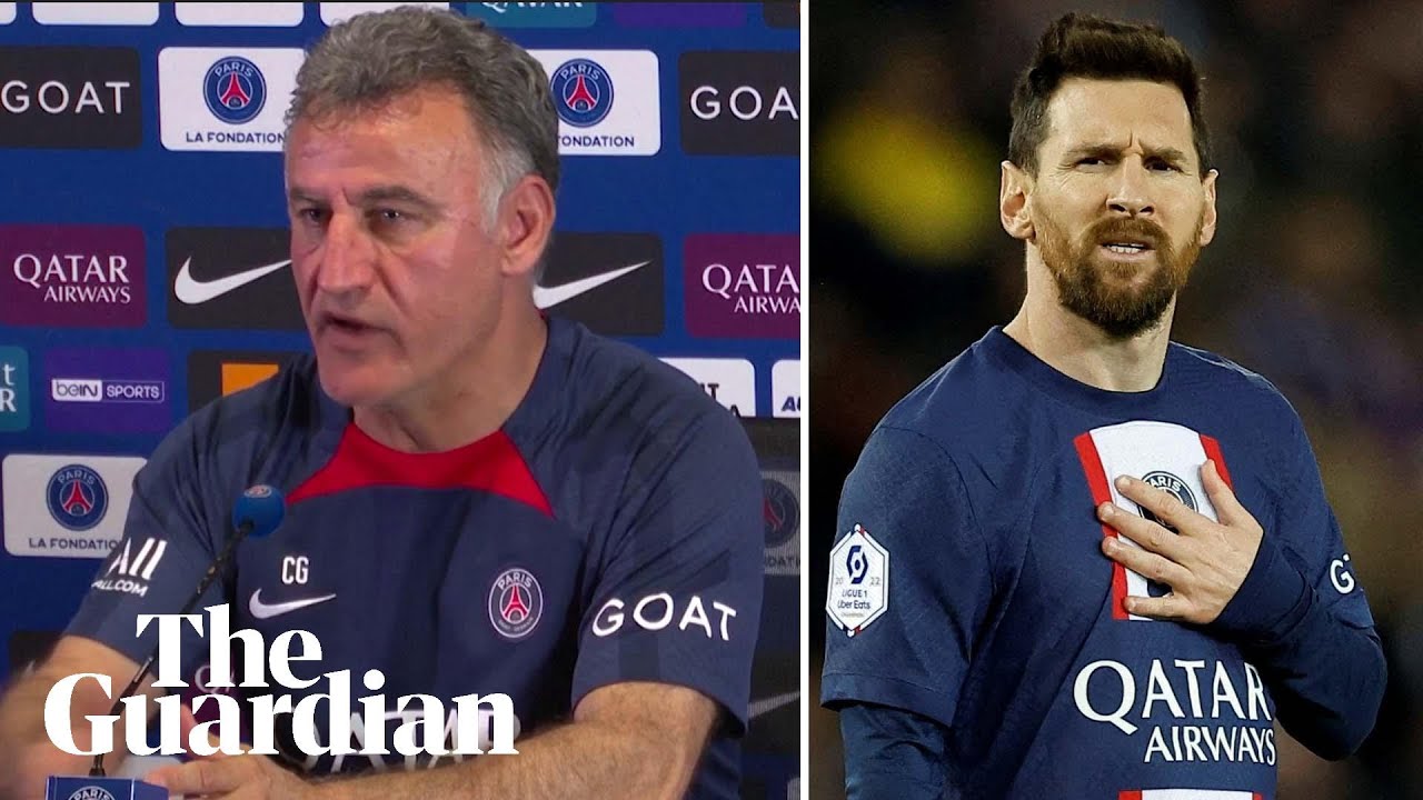 Christophe Galtier Confirms 'greatest Player' Messi Is Leaving PSG ...