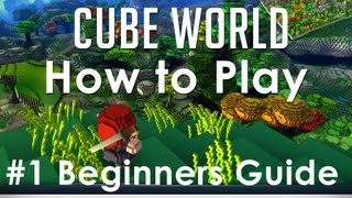Cube World - Tutorial Controls, Navigation & Crafting (Beginner Guide 1)