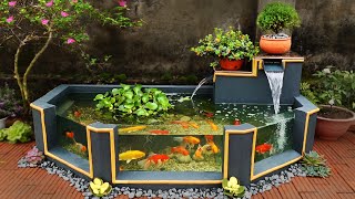 Garden Design Ideas - Turn Ugly Garden Corner Into a Beautiful Waterfall Aquarium Garden