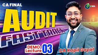 Lec 3- CA Final Audit fast Track by CA Kapil Goyal