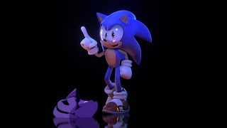 Majin Sonic has a mask? but 3D