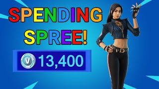 Spending 13,000+ V-Bucks In Fortnite! (Spending Spree #2)