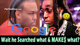 Takeoff KiIIer Patrick GOOGLED did he do it, Lived with Parents, No Car, Made $30K yr, $5k GRANTED 🤔