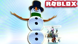 Giant Snowman Roblox Snowman Simulator The Most - 