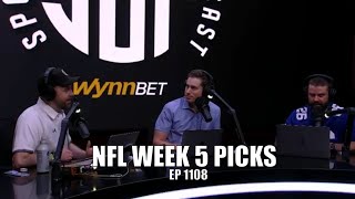 NFL Predictions Week 5 - Sports Gambling Podcast - NFL Picks & NFL Betting & NFL Picks Today