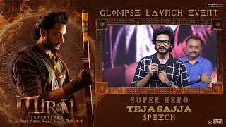 Super Hero Teja Sajja Speech At Mirai Movie Glimpse Launch Event | YouWe Media