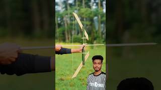 বাঁশের তৈরি অসাধারণ একটি ধনুক 😱😱#shorts #diy #bamboo #slingshot #youtubeshorts #trending