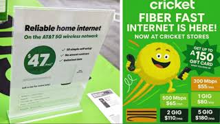 Cricket Wireless Home Internet Deals: 5G Home Internet & Fiber