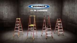 Werner Ladder New and Improved 6200 Series Professional Stepladders