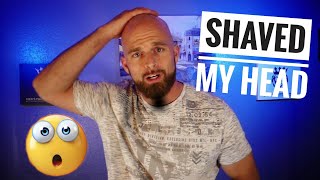 Are you losing your hair men? I was and Shaved my head | I made the choice to shave my head