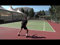 darko kolevski college tennis recruiting video