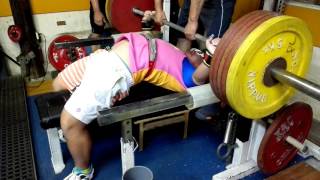 Strongyas Bench Press 250kg w/shirt @76.5kg ベンチプレス