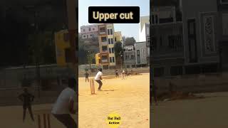 Upper cut in cricket. How to play upper cut shot.@batballaction #cricket #cutshot  #shorts #trending