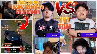 MR HYOZU REACTS ON HAINA ESPORTS GADI KANDA 😂🤣 SLEEPY HORAA VS PEKKA HAINA 1V1 FRIENDLY TDM 🔥🤯