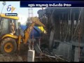 demolition of illegal layouts by hmda in ghatkesar