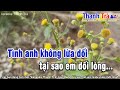 karaoke tình không trọn vẹn tone nam st puol lê