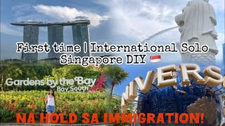 First time Solo Na hold sa Singapore Immigration akala ko automated? Muntik na 😭 | SG Vlog | DIY