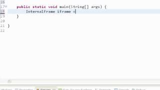 Java swing GUI tutorial #8: JInternalFrame