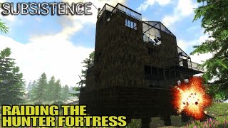 END GAME Raid! Biggest Hunter Base Fortress! | Subsistence Survival Gameplay | E42