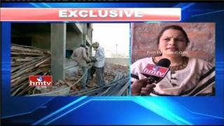 GHMC Officials Collapsing Five-Storey Building with New Technology | Madhapur | HMTV