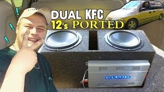 Kenwood KFC Subs on Hifonics TITAN 1500 | Dual 12\