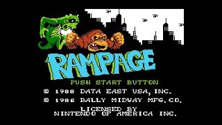 [NES 60fps] Rampage Longplay