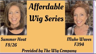 Affordable Wig Series - The Wig Company (Statements)- Summer Heat in F8/26 and Make Waves in F394