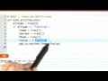 Function Definitions Solution - Programming Languages