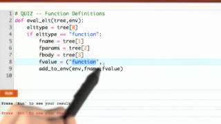 Function Definitions Solution - Programming Languages