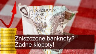 Zniszczone banknoty? Odkryj, jak je łatwo wymienić bez problemów!