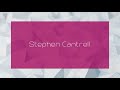 Stephen Cantrell - appearance