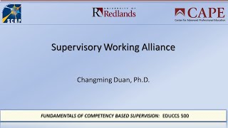 Supervisors' attention to alliances:  supervisor/supervisee and supervisee/client