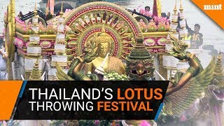 Thailand’s Lotus throwing festival