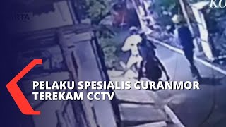 4 Pelaku Spesialis Curanmor yang Beraksi di Kemayoran Jakarta Pusat Terekam CCTV!