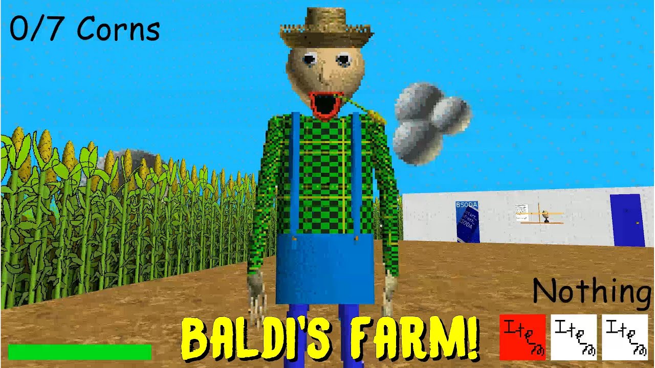 Baldi's Farm! - Baldi's Basics Mod - YouTube