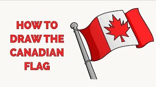 Draw Canada flag | Canadian flag | How to draw canada maple leaf | draw maple leaf