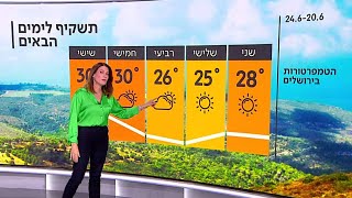 התחזית 19.06.22: הירידה בטמפרטורות נמשכת