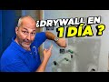 Drywall en solo 8 horas | Todos mis trucos y secretos