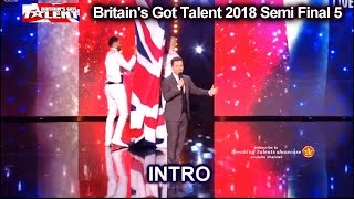 Britain's Got Talent 2018 Semi Final Intro  Behind the Scene BGT Season 12 Semi Final Group 5 S12E12